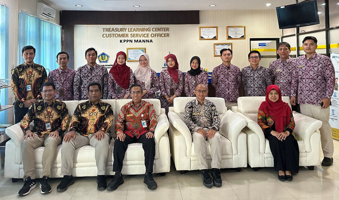Kanwil DJPb Bengkulu Kawal Kesiapan WBBM KPPN Manna dan Akselerasi Kinerja APBN Daerah