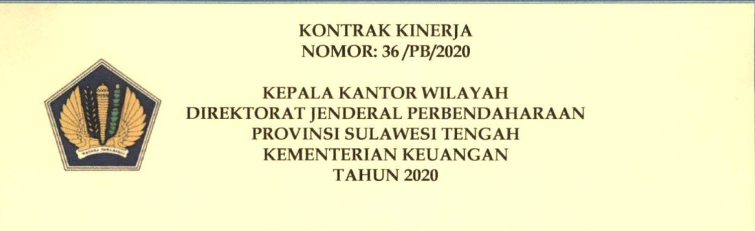 Kontrak Kinerja 2020
