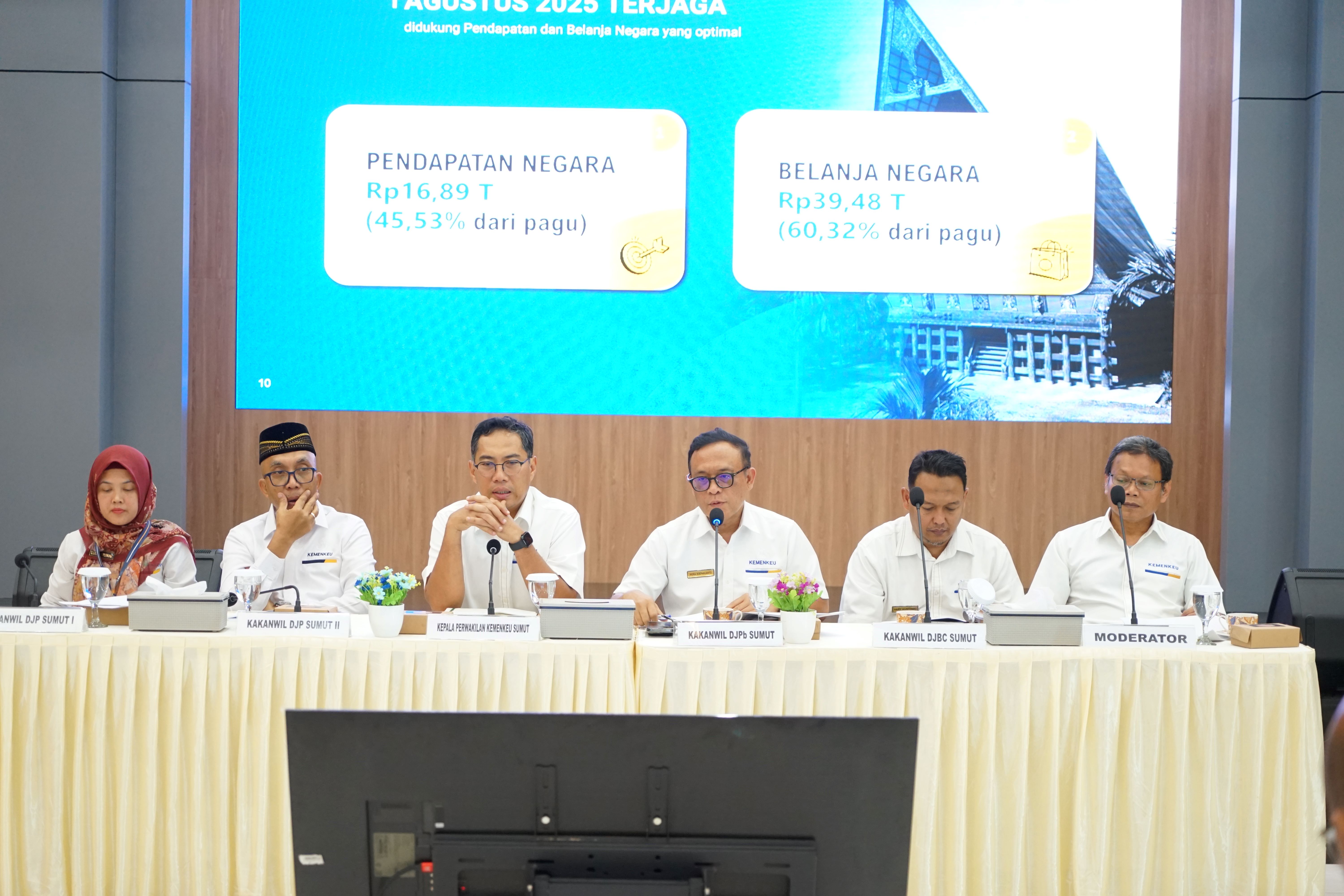 SIARAN PERS Kinerja APBN di Provinsi Sumatera Utara sampai dengan 31 Agustus 2025