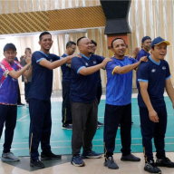 KPPN Bandung I Gelar Senam Pagi Bersama, Wujudkan Budaya Hidup Sehat Pegawai
