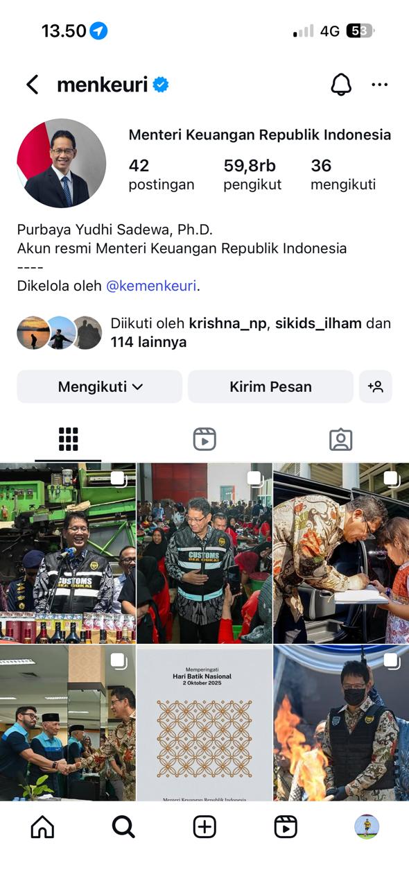 Purbaya Yudhi Sadewa Image