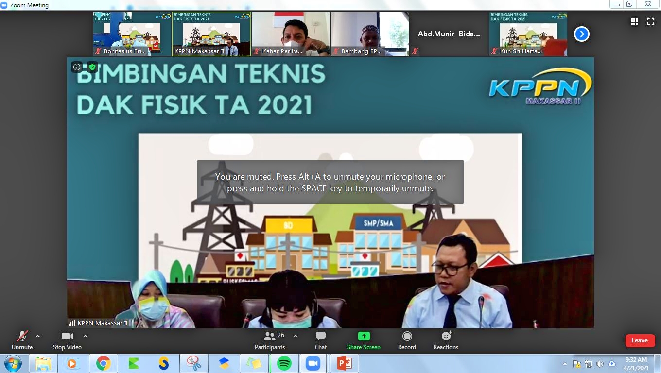 Bimtek DAK Fisik TA 2021 KPPN Makassar II