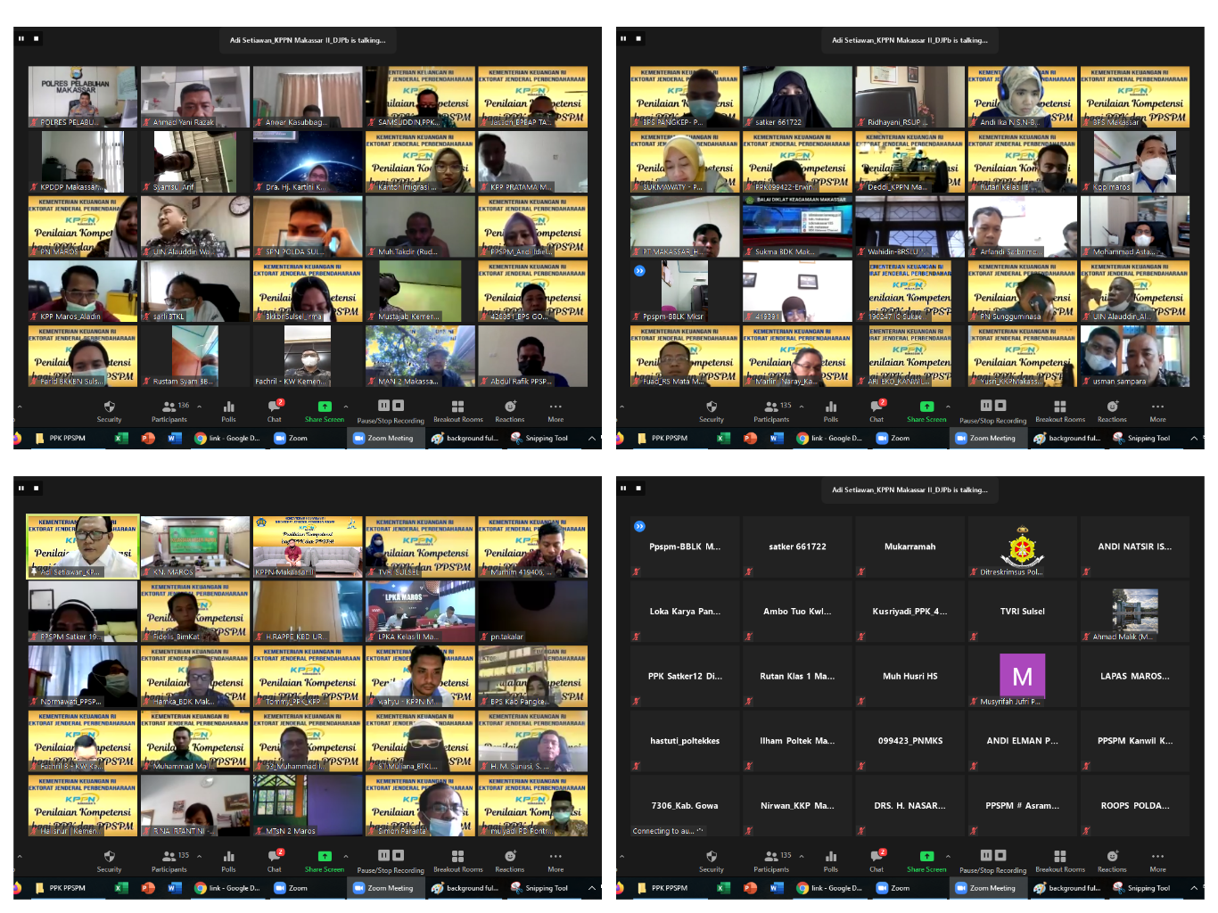 Penyegaran (Refreshment) PPK dan PPSPM Tahun 2021 oleh KPPN Makassar II