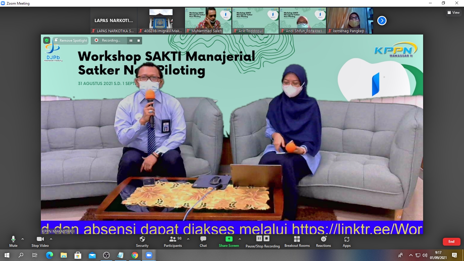 Workshop SAKTI Manajerial KPPN Makassar II