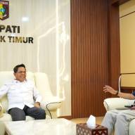 AUDIENSI DENGAN BUPATI LOMBOK TIMUR, KPPN SELONG SAMPAIKAN PROGRES TKD