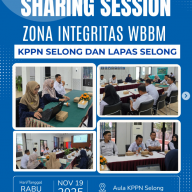 Sharing Session Zona Integritas WBBM KPPN Selong dan Lapas Selong