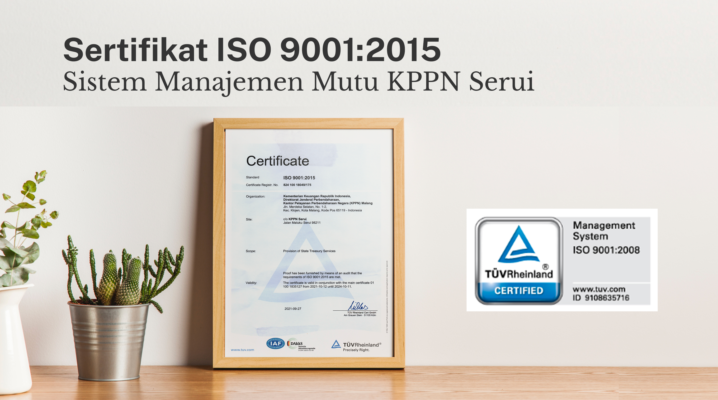 Sertifikat ISO 9001:2015