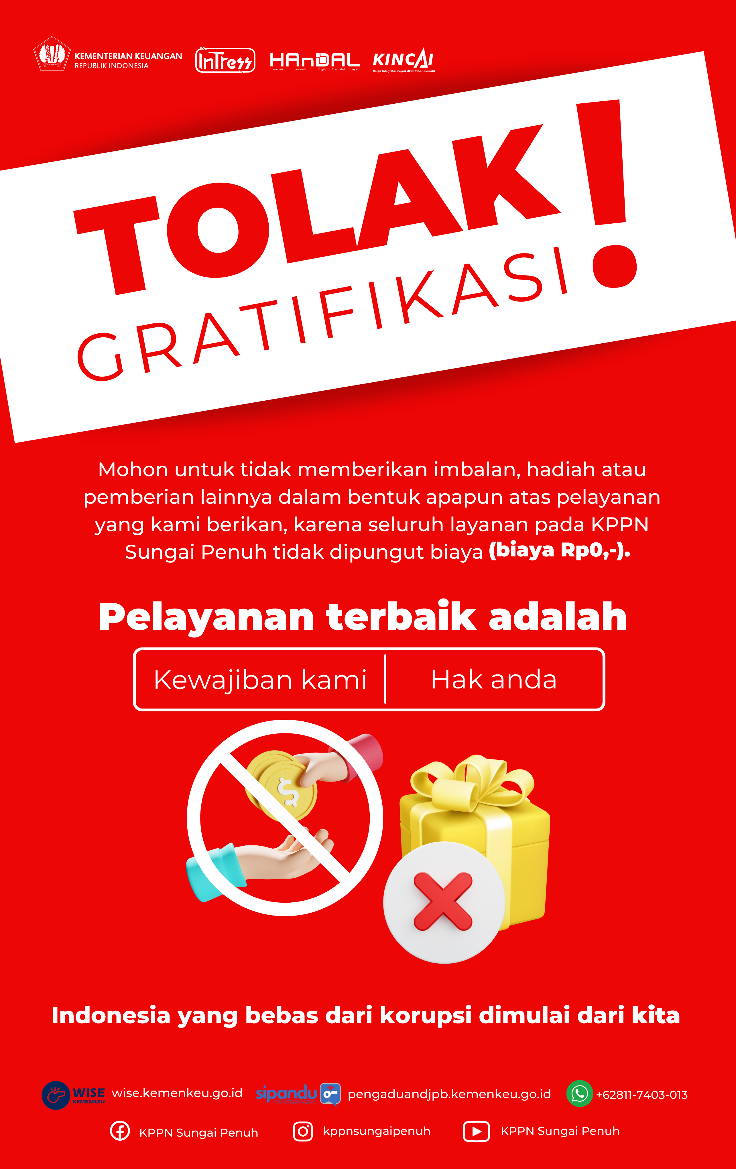 Poster Anti Gratifikasi 