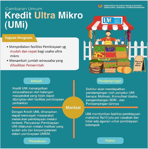 Infografis Ultra Mikro (UMi). Sumber: Instagram @ditjenperbendaharaan