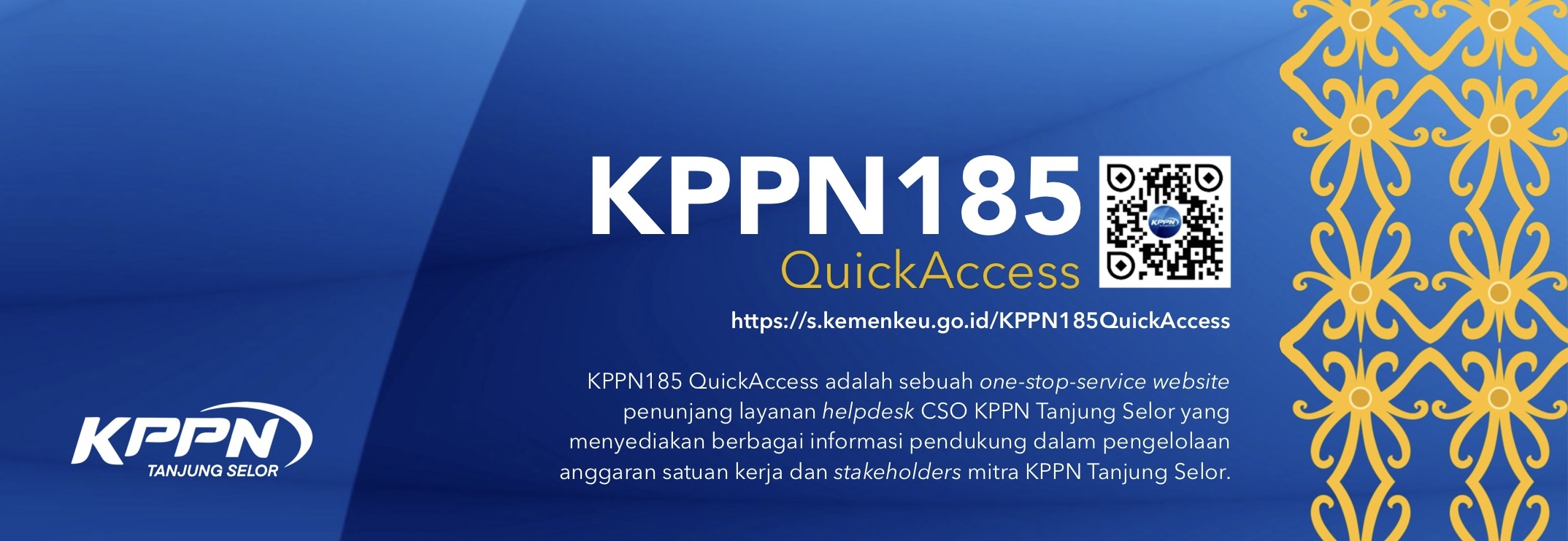 KPPN 185 QUICK ACCESS