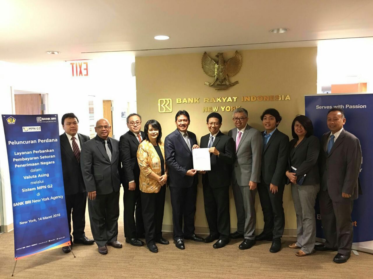 Dari New York, Transaksi Perdana Setoran Penerimaan Negara Dalam Mata